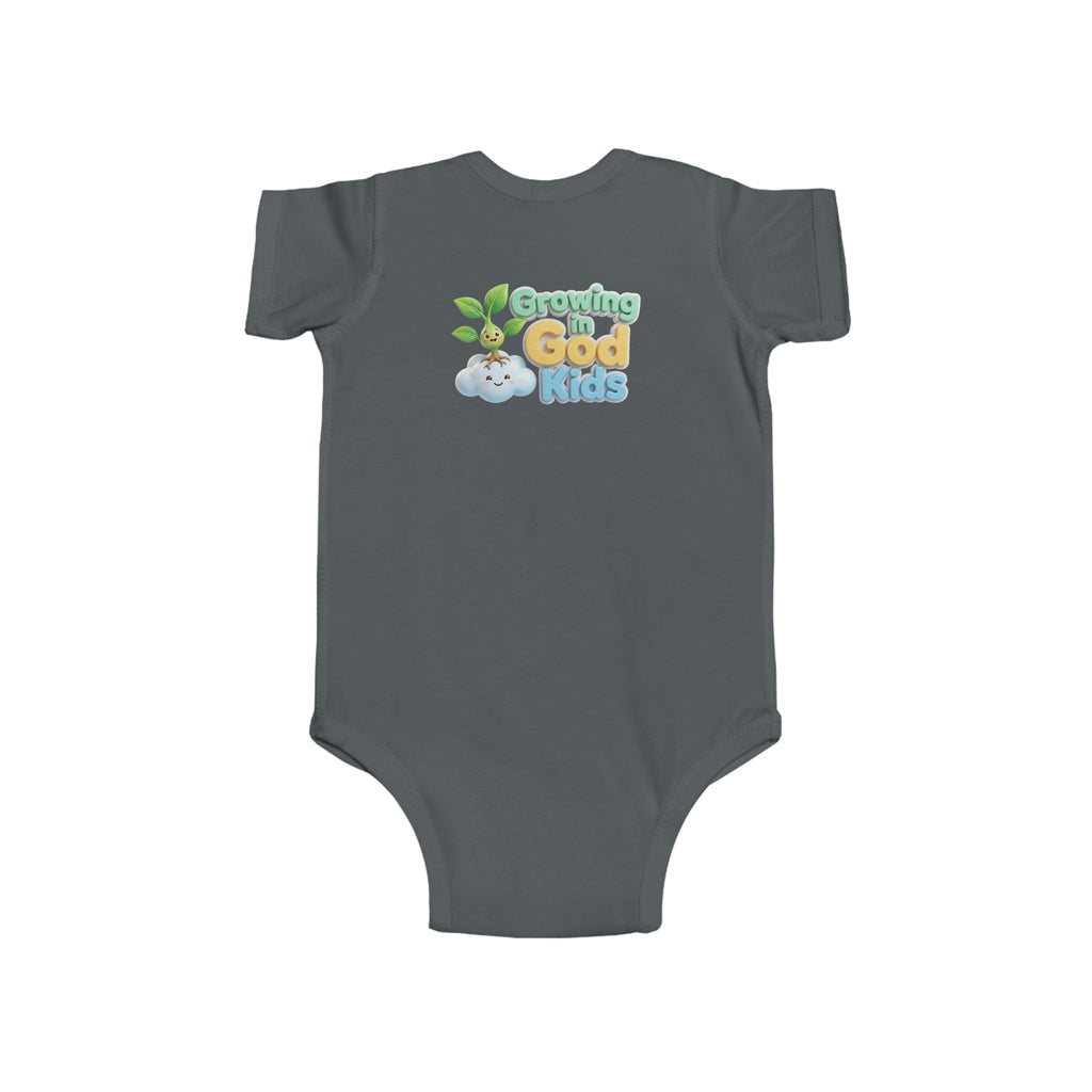 Infant Bodysuit – "Proverbs 22:6" Growing in God's Love Baby Onesie