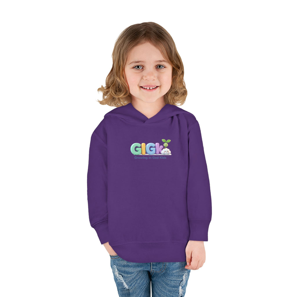 Toddler Hoodie — Personalized "Arlet" Whale Design (Dios me cuida en todo lugar)