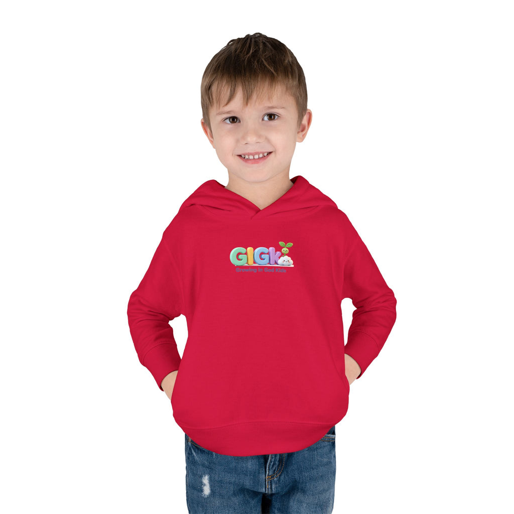 Toddler Hoodie — "Growing in God Kids" Christian Pullover for Babies & Toddlers