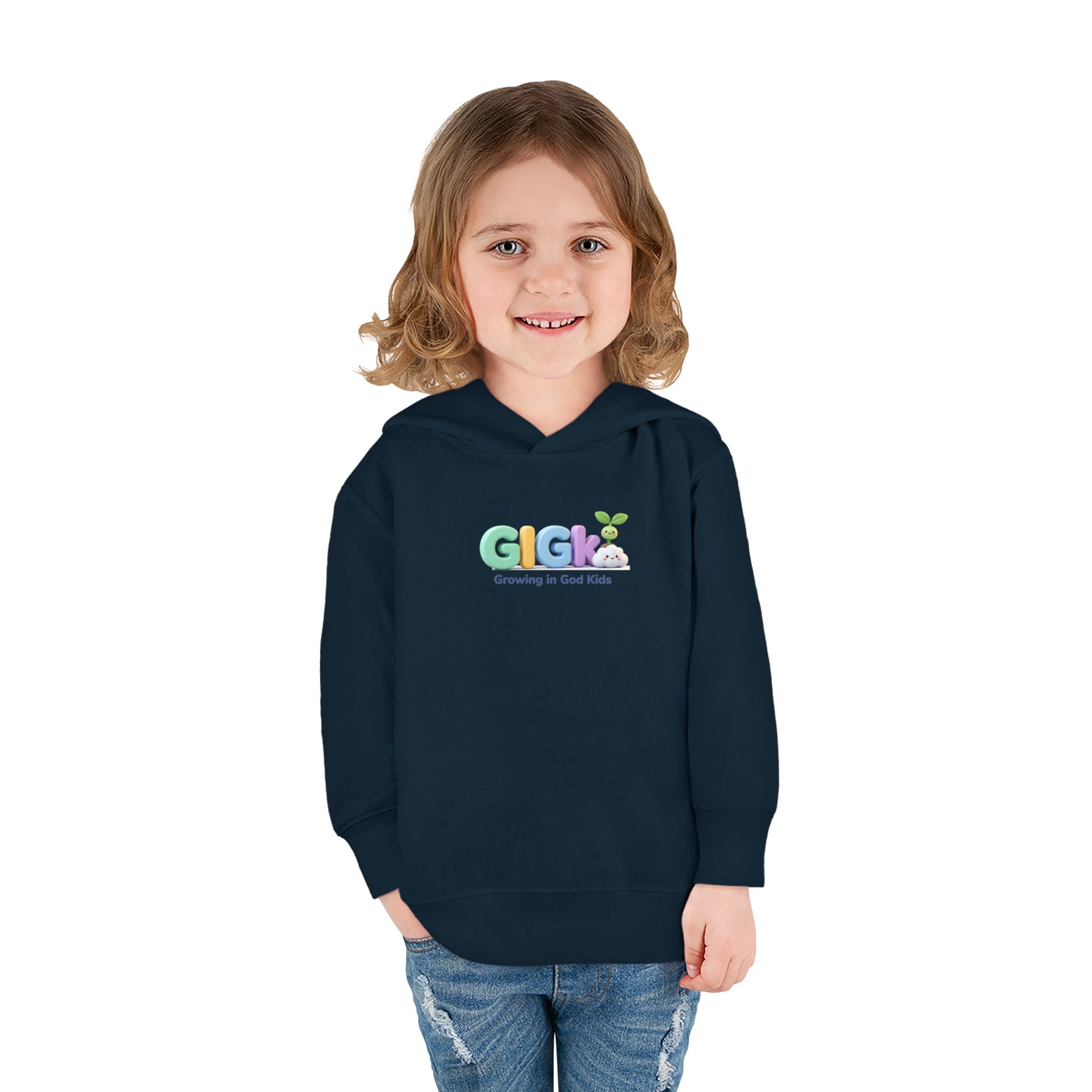 Toddler Hoodie — Personalized "Arlet" Whale Design (Dios me cuida en todo lugar)