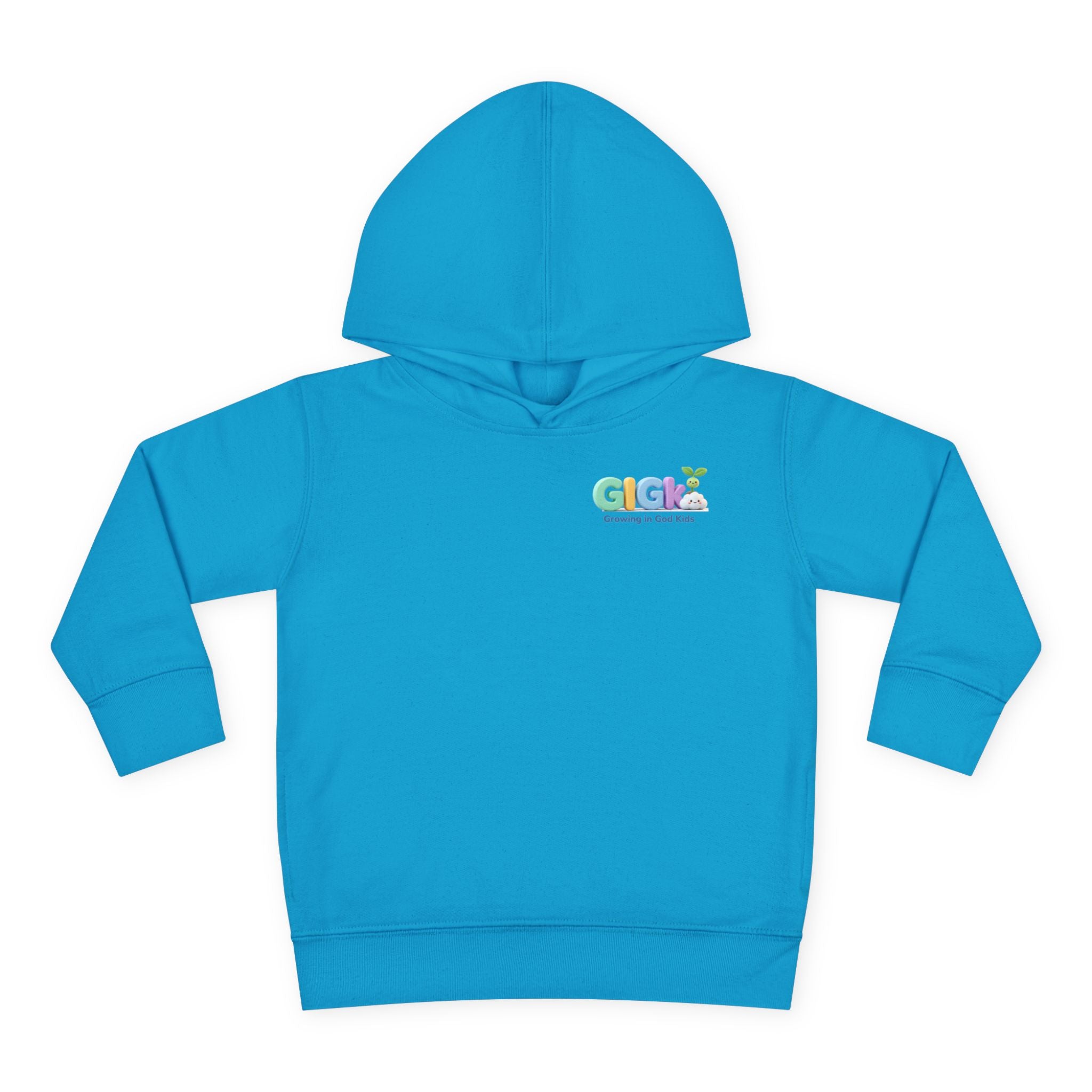 Toddler Hoodie — "¡Pequeña y Fuerte!" Superhero Girl Pullover