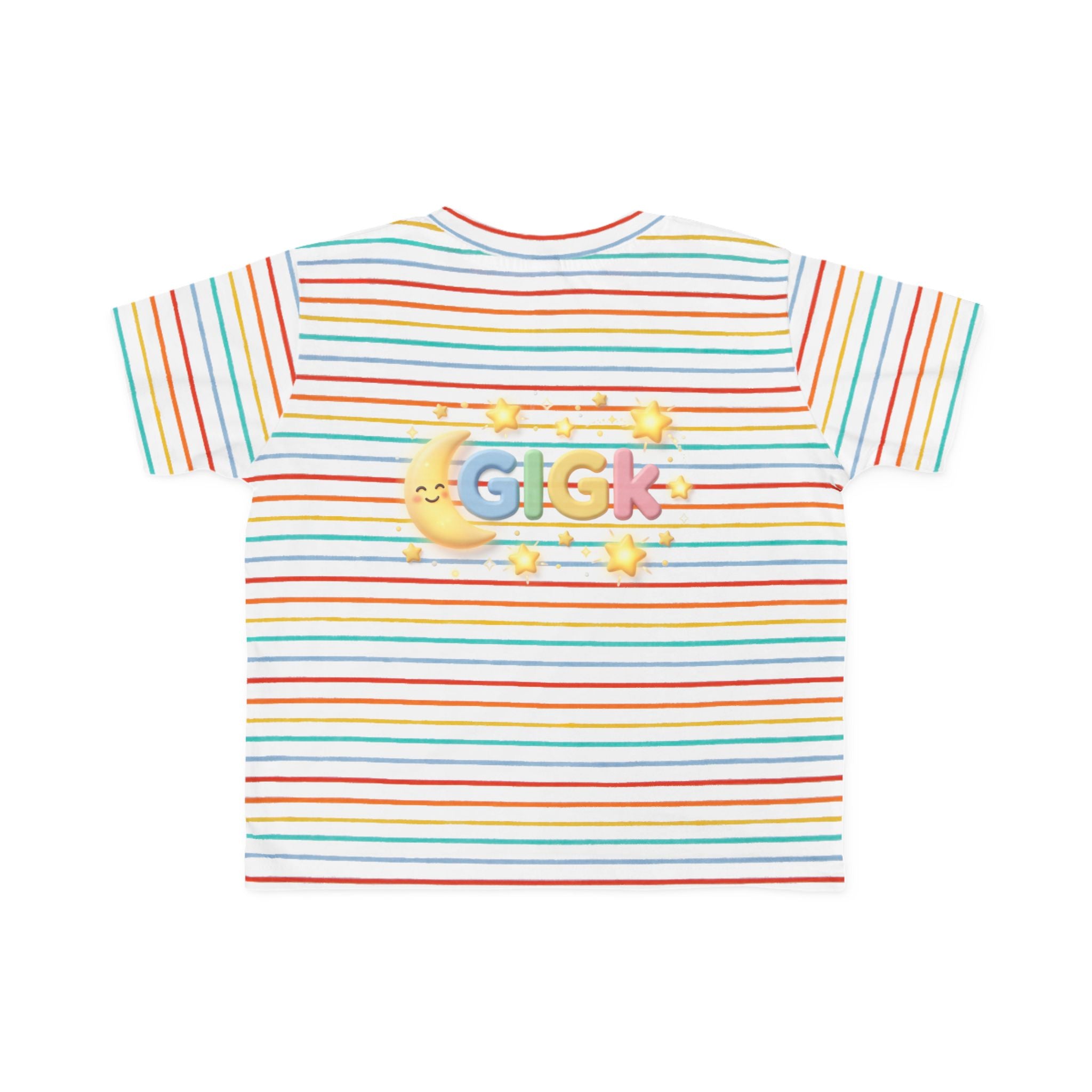 Toddler Tee — Pastel Moon & Stars "Gigk" Graphic
