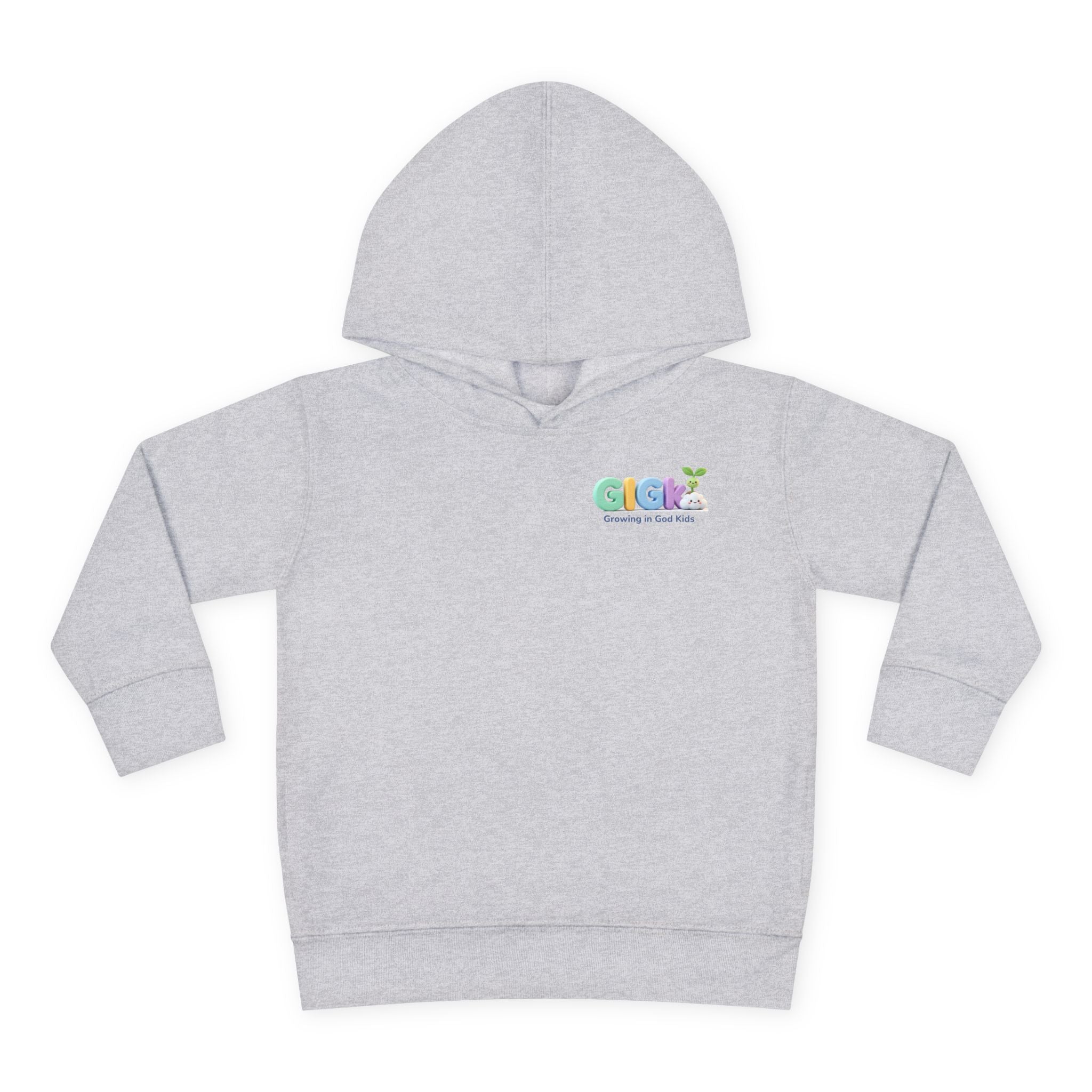 Toddler Hoodie — "¡Pequeña y Fuerte!" Superhero Girl Pullover