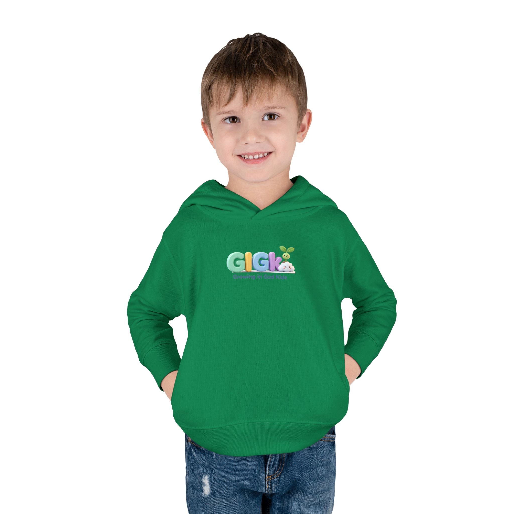 Toddler Hoodie — Personalized "Arlet" Whale Design (Dios me cuida en todo lugar)