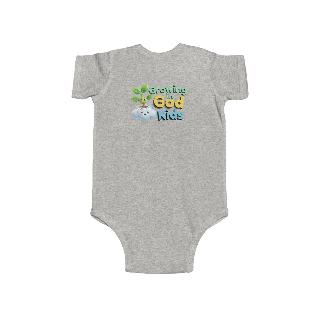 Growing God Kids Infant Bodysuit — "Buenos días, Señor" Faith Baby Onesie