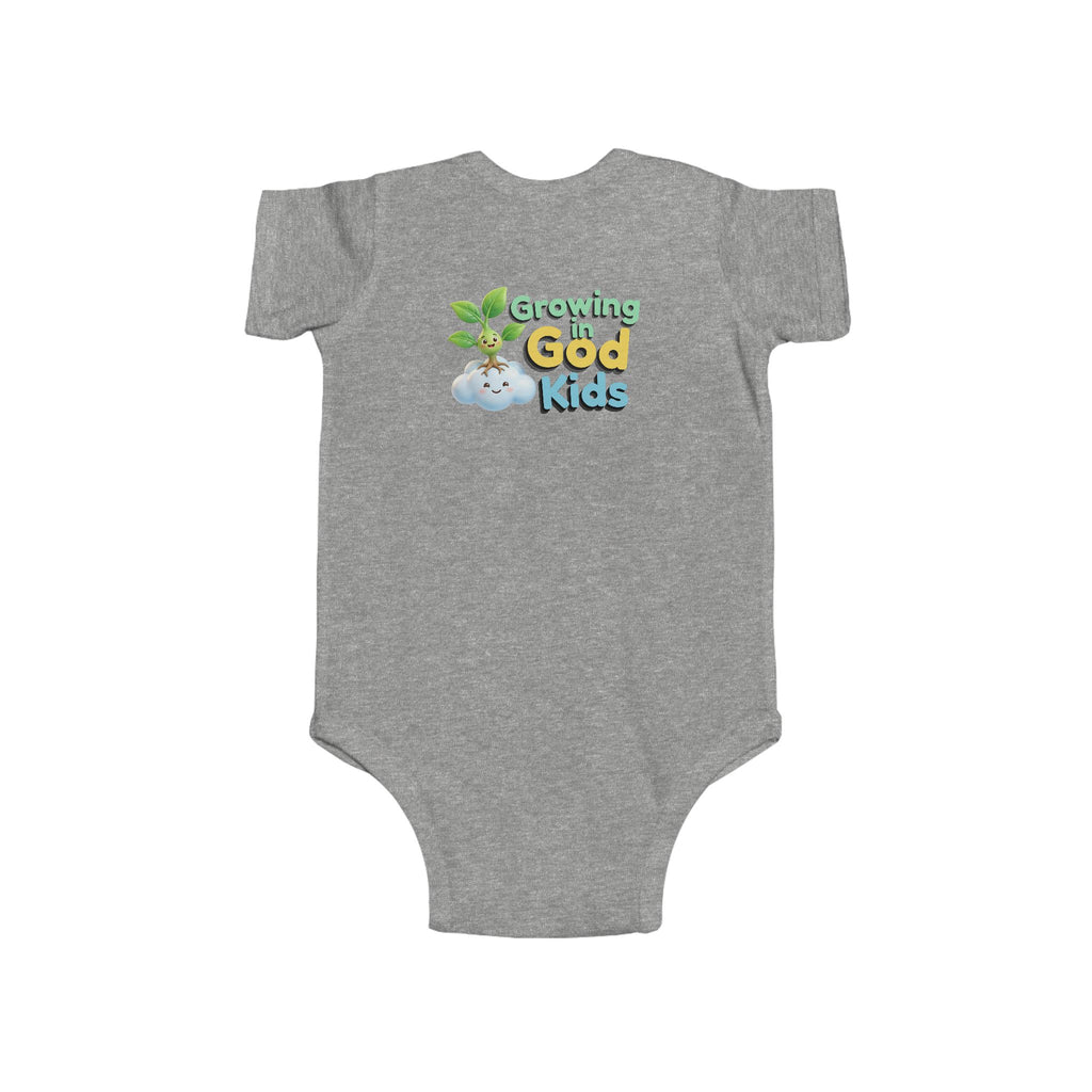 Growing God Kids Infant Bodysuit — "Buenos días, Señor" Faith Baby Onesie
