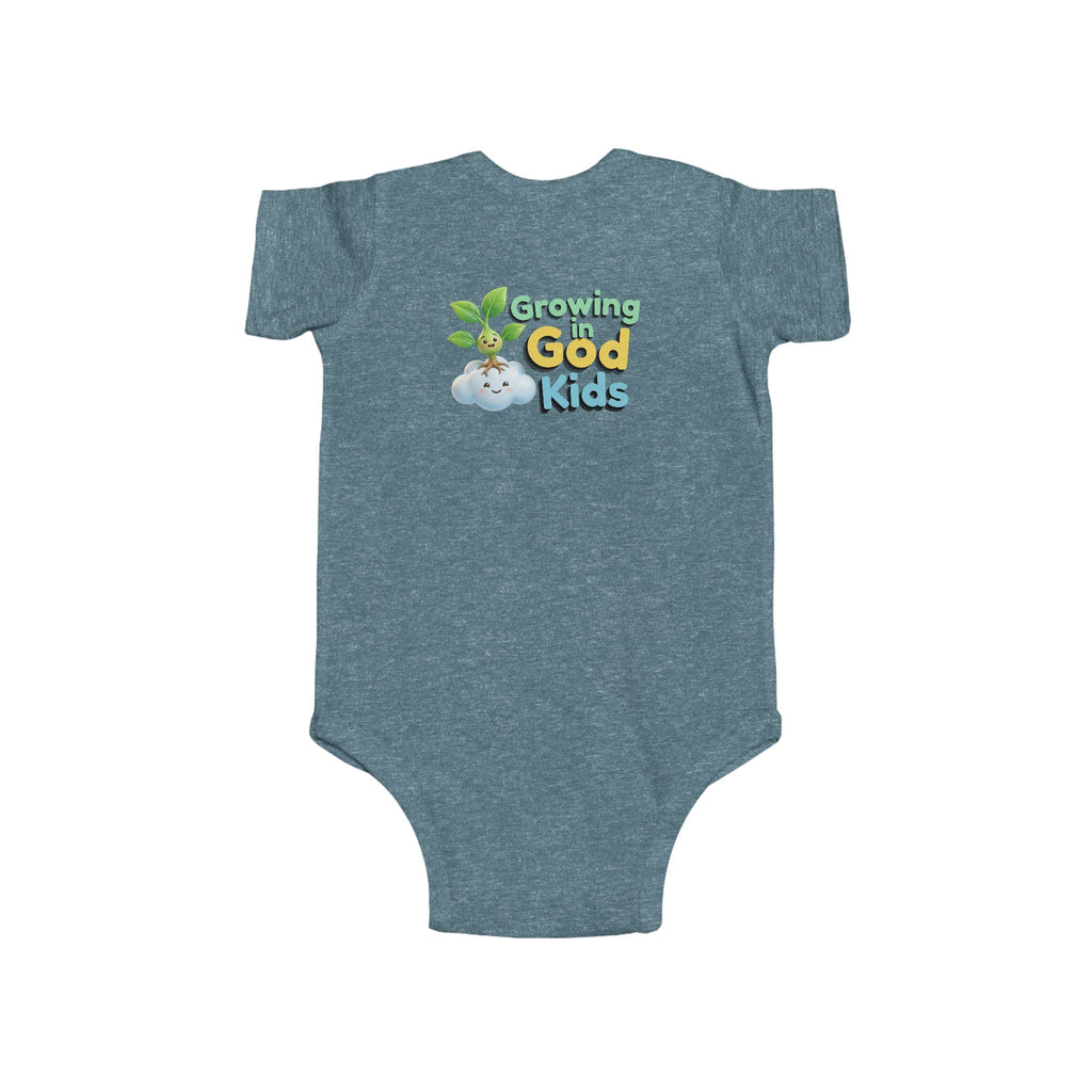 Growing God Kids Infant Bodysuit — "Buenos días, Señor" Faith Baby Onesie