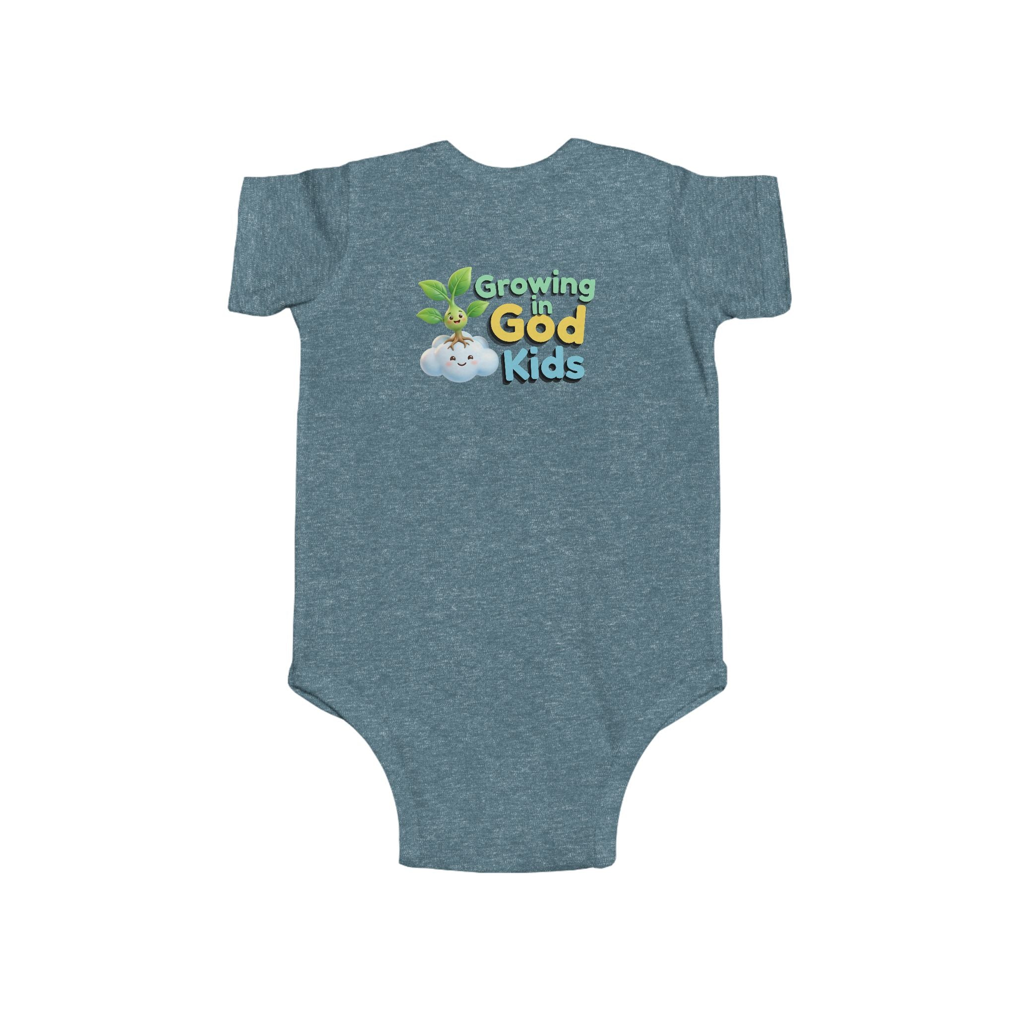 Growing God Kids Infant Bodysuit — "Buenos días, Señor" Faith Baby Onesie