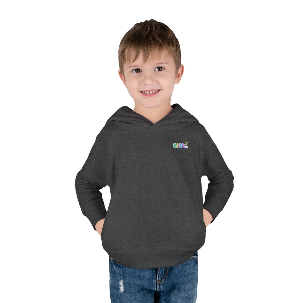 Toddler Hoodie "Welcome Little Princess" — Cute Black Baby Girl with Stuffed Lion Pullover